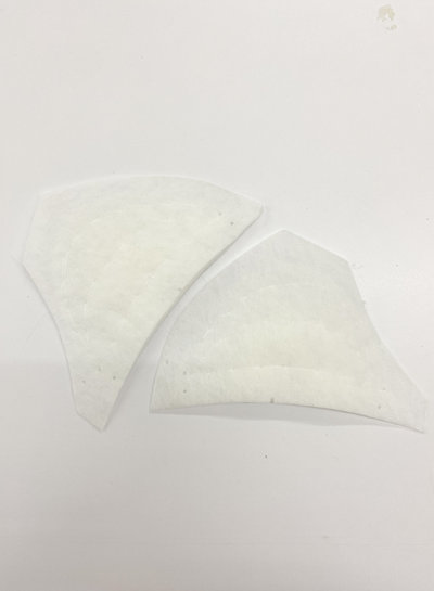 sleeve pads- white - sold by the pair