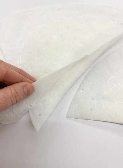 sleeve pads- white - sold by the pair