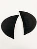 sleeve pads with mousse 15mm - black- sold by the pair