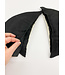mantel schoudervulling met mousse - 15mm - zwart - per paar