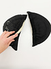 sleeve pads with mousse 15mm - black- sold by the pair