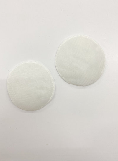 M. raglan schoulder pad - thin and small - preformed - white