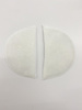 M. half moon schoulder pad with fibrefil - wit - by the pair