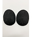 dunne raglan schoudervulling met fiberfil 3 mm - zwart - per paar