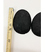 dunne raglan schoudervulling met fiberfil 3 mm - zwart - per paar