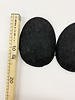 M. dunne raglan schoudervulling met fiberfil 3 mm - zwart - per paar