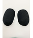 stevige raglan schoudervulling met mousse - 20mm - zwart