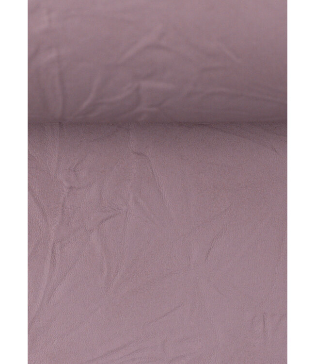 crincle kunstleer - roze