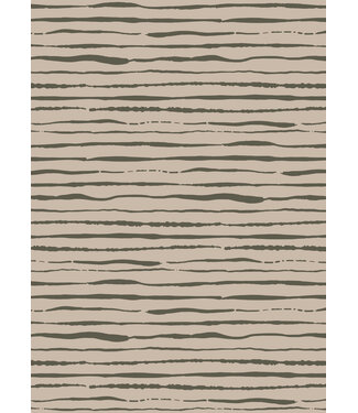 M. dancing stripes - sand - GOTS jersey