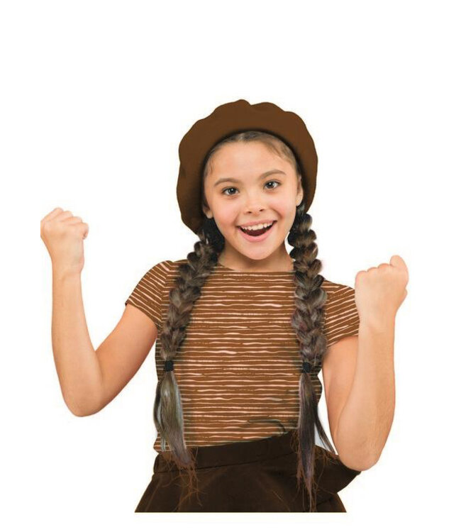 dancing stripes - sand - GOTS tricot
