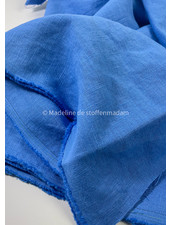 M. Klein blue - washed linen - 8oz