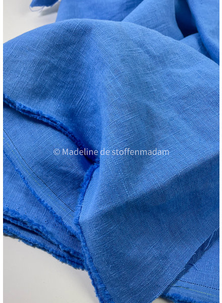 M. Klein blue - washed linen - 8oz