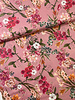 M. pink flowers - popeline cotton with a bit of stretch
