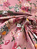M. pink flowers - popeline cotton with a bit of stretch
