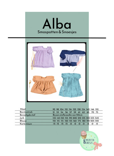 smospotten en snoesjes Alba blouse /dress