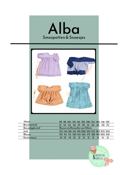 smospotten en snoesjes Alba blouse /dress