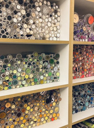 buttons matching your fabric