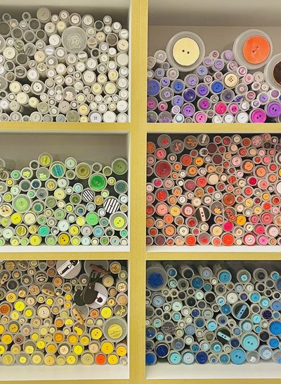 buttons matching your fabric