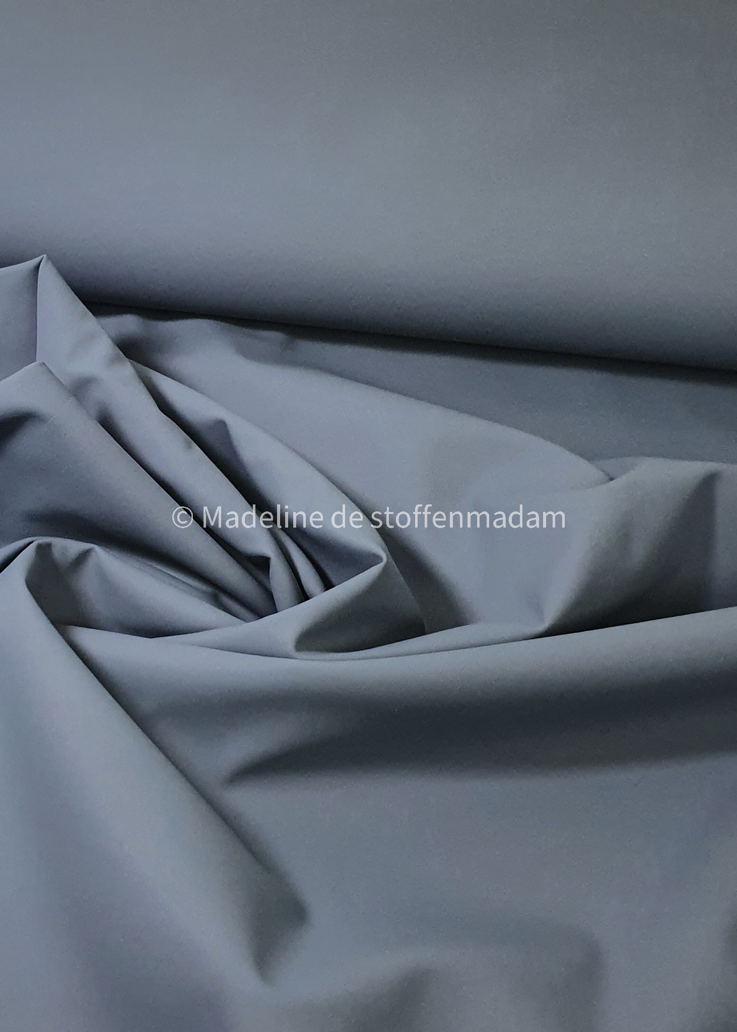 denim blue raincoat fabric - PUL 