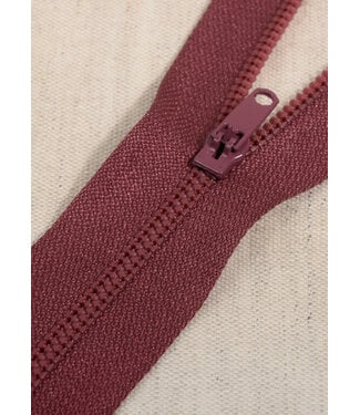 close end zipper - special pants zipper - bordeaux color 21