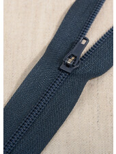 close end zipper - special pants zipper - dark navy blue color 560