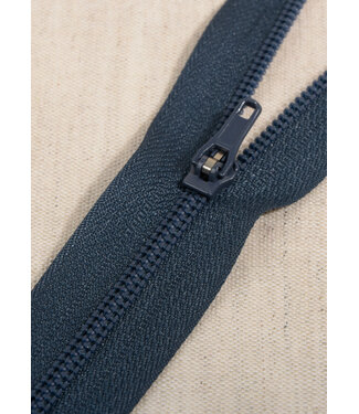 close end zipper - special pants zipper - dark navy blue color 560