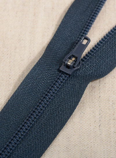 donker marineblauw - stevige nylon broekrits - kleur 560