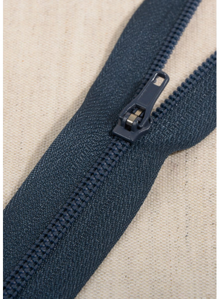 close end zipper - special pants zipper - dark navy blue color 560