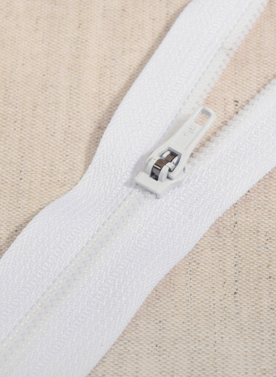 wit - stevige nylon broekrits - kleur 501