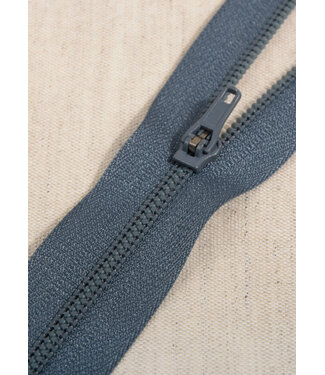 close end zipper - special pants zipper - blue grey color 579