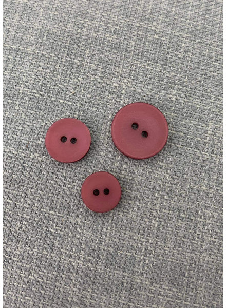 bordeaux - mooie trendy matte knoop - 2 gaatjes - kleur 520