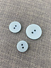 M. pastel blue - beautiful trendy matte button - 2 holes - color 542