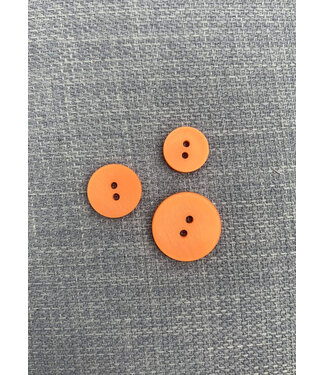 warm orange  - trendy button - two holes - color 523