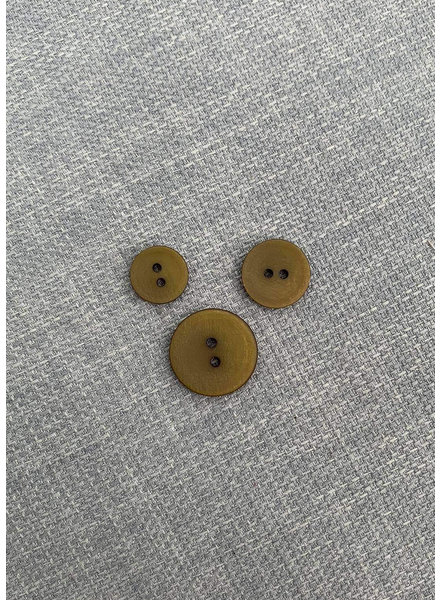 khaki groen - mooie trendy matte knoop - 2 gaatjes - kleur 567