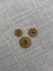 khaki green - trendy button - two holes - color 567