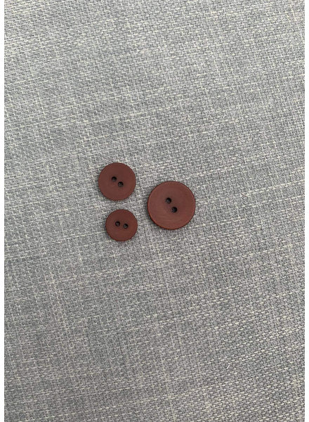 dark brown - trendy button - two holes - color 570