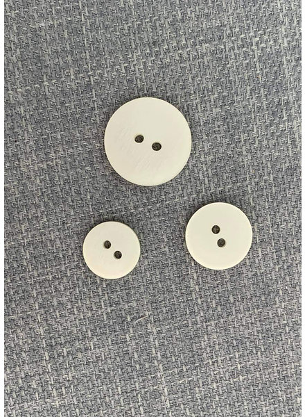 creme - mooie trendy matte knoop - 2 gaatjes - kleur 841