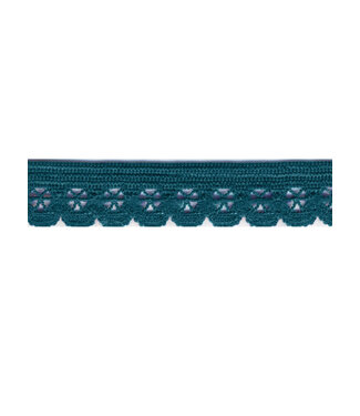 M. turquoise picot elastic