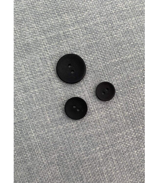 black - trendy button - two holes - color 580