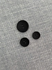 black - trendy button - two holes - color 580