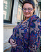 Een kobalt Gladys jurk