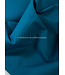 petrolblauw - stevige canvas  100% katoen