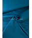 petrolblauw - stevige canvas  100% katoen