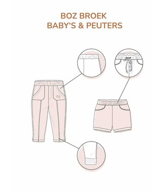 Zonen09 BOZ pants - baby - PDF pattern - ebook