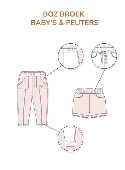 Zonen09 BOZ pants - baby - PDF pattern - ebook