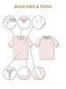 Zonen09 Billie t-shirt kids & teens - PDF patroon