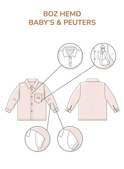 Zonen09 BOZ shirt - baby - PDF pattern