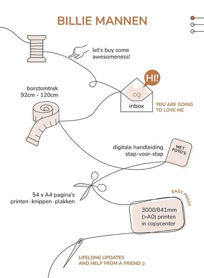 Zonen09 Billie t-shirt adults - PDF pattern