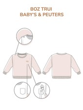 Zonen09 BOZ sweater - baby - PDF patroon - ebook