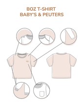 Zonen09 BOZ t-shirt - baby - PDF pattern - ebook